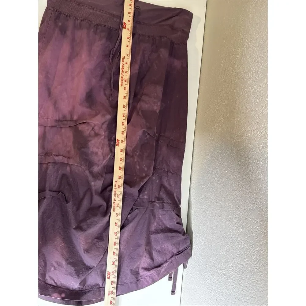 Xcvi Skirt Maxi Ruched Boho Western Large L Tie Dye Purple Cinched - Picture 5 of 6